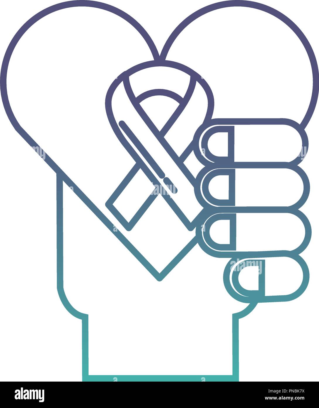 hand holding heart healthcare symbol Stock Vector Image & Art - Alamy