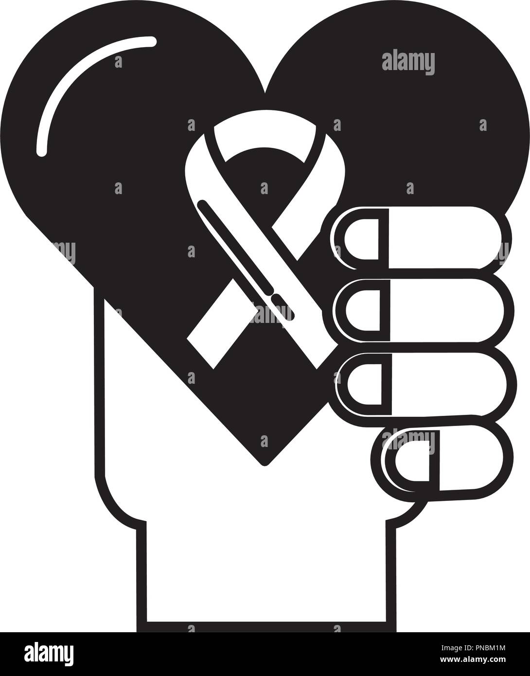 hand holding heart healthcare symbol Stock Vector Image & Art - Alamy