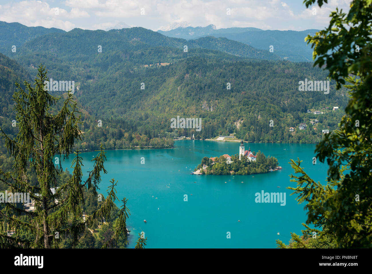 Lake Bled, iconic place in Slovenia Stock Photo Alamy