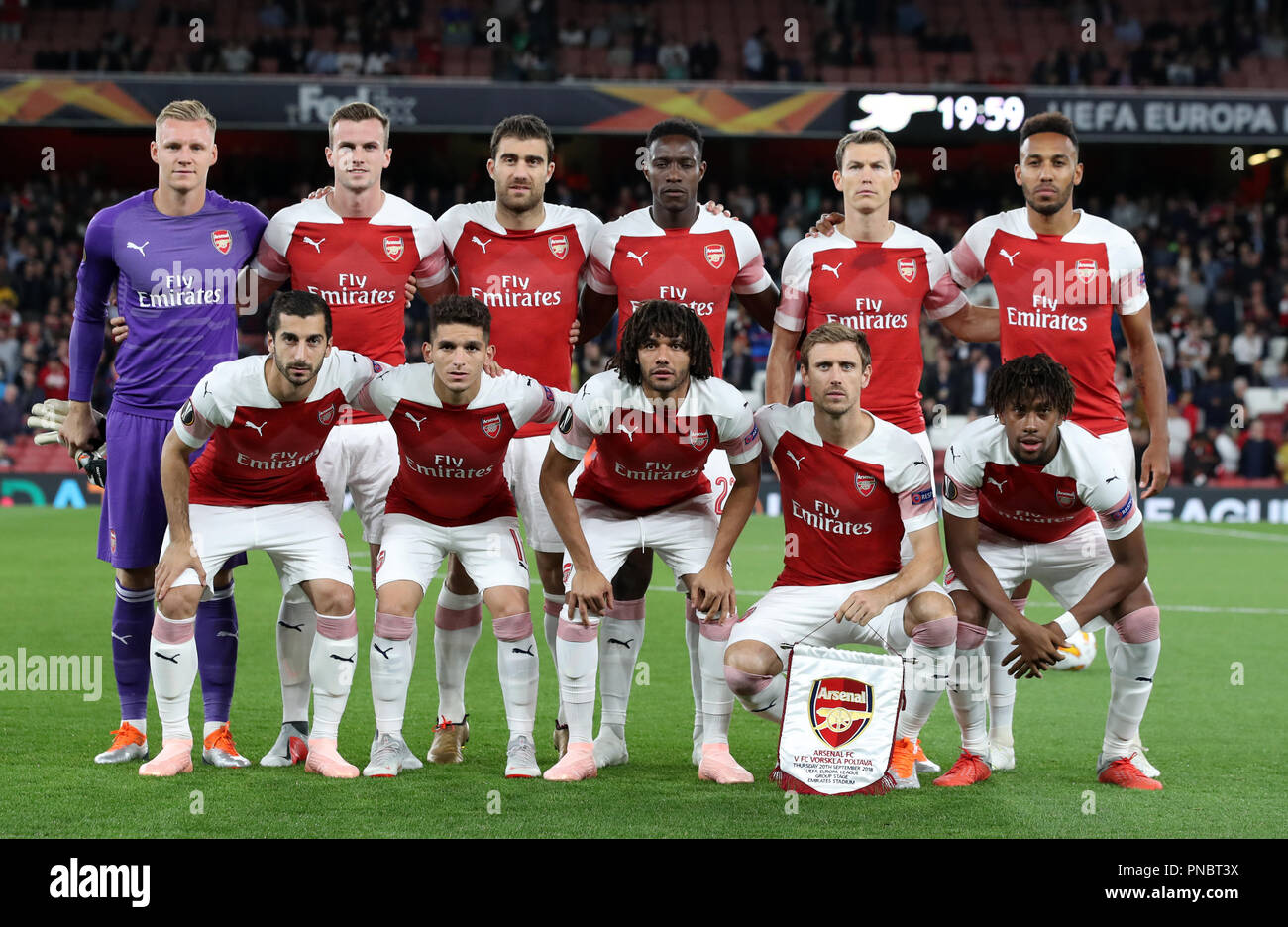 Arsenal Squad Photocall 2019/20