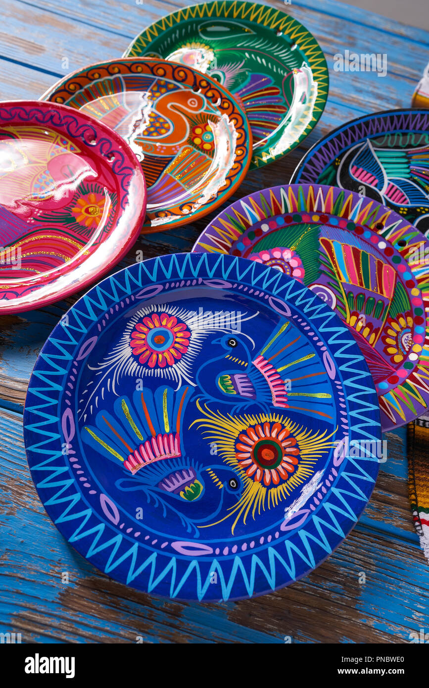 Mexican pottery traditional crafts in Mexico Stock Photo Alamy
