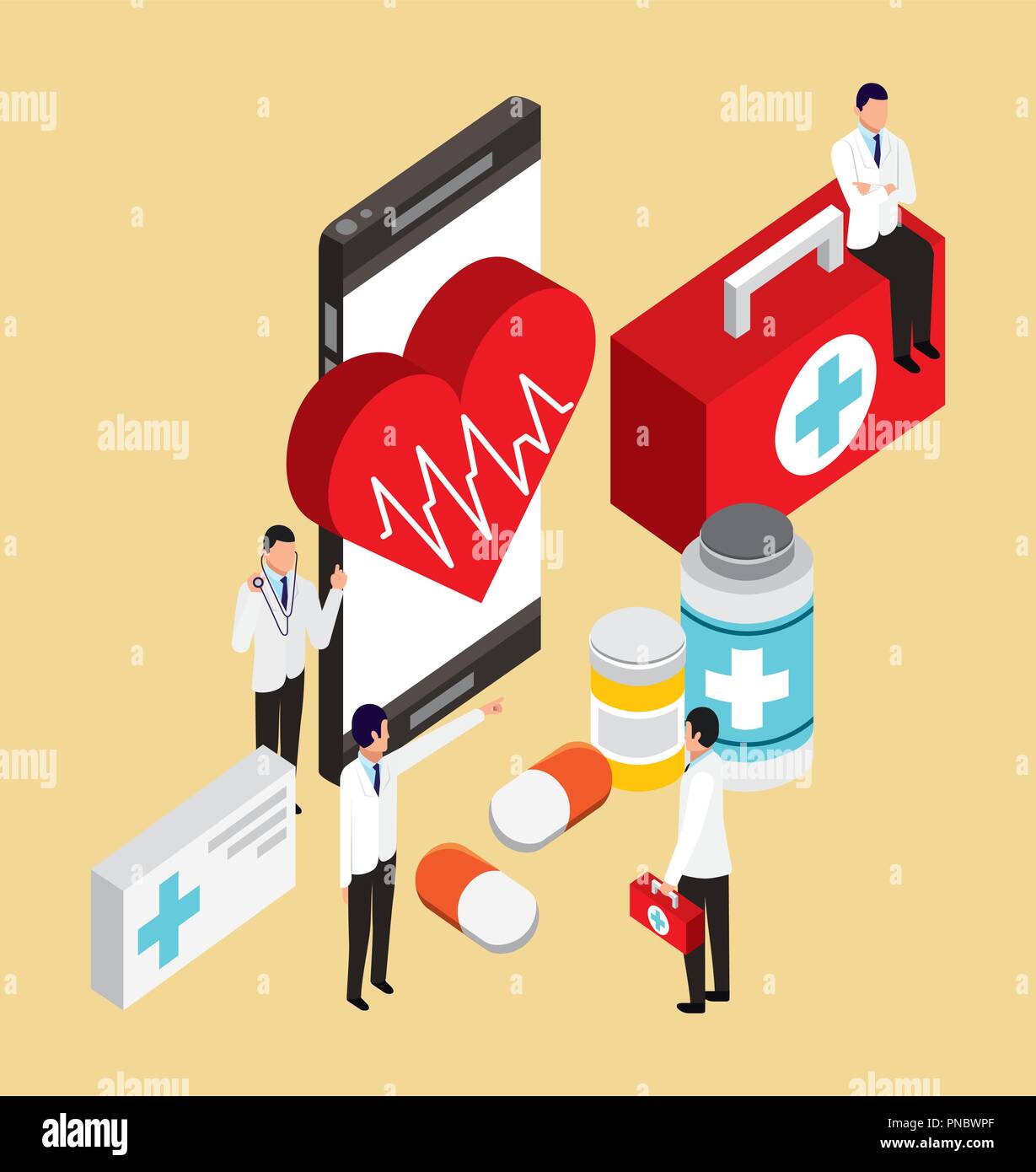 digital health concept Stock Vector Image & Art Alamy