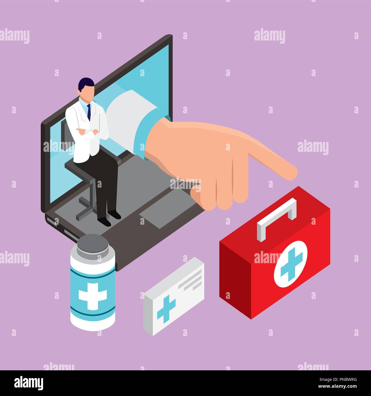 digital health concept Stock Vector Image & Art Alamy