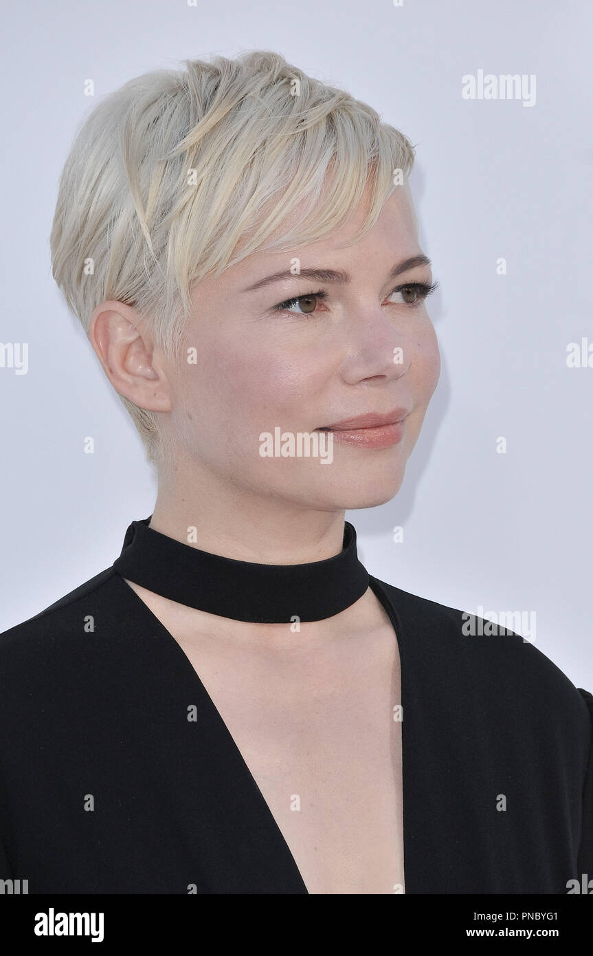 Michelle Williams at the 'I Feel Pretty' Los Angeles Premiere held at the Westwood Village Theater in Westwood, CA on Tuesday, April 17, 2018.  Photo by PRPP / PictureLux  File Reference # 33578 057PRPP01  For Editorial Use Only -  All Rights Reserved Stock Photo