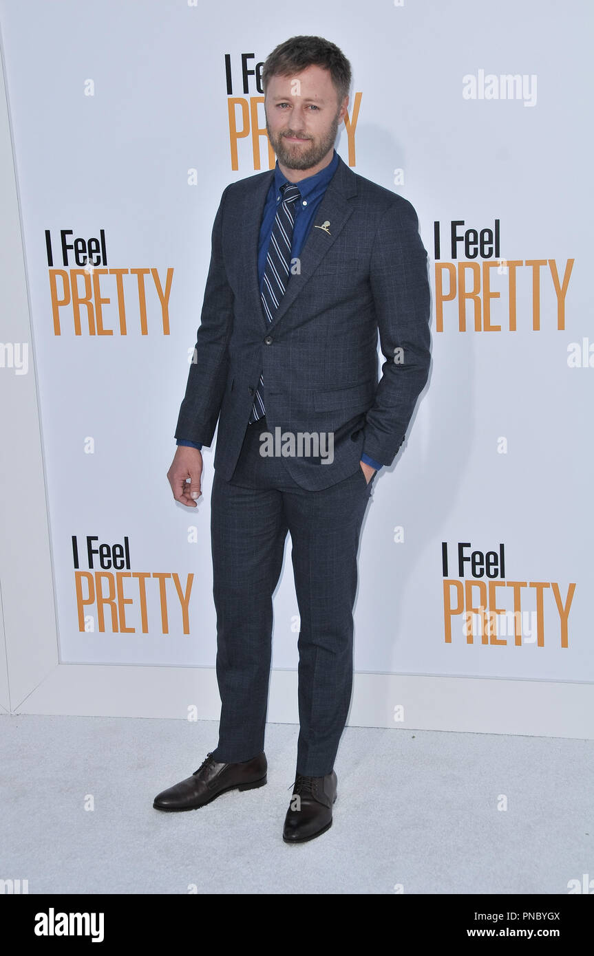 Rory Scovel at the 'I Feel Pretty' Los Angeles Premiere held at the Westwood Village Theater in Westwood, CA on Tuesday, April 17, 2018.  Photo by PRPP / PictureLux  File Reference # 33578 067PRPP01  For Editorial Use Only -  All Rights Reserved Stock Photo