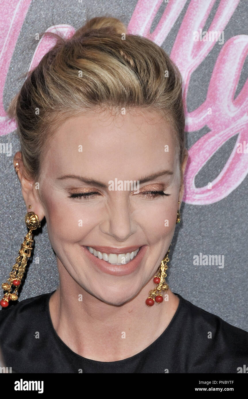 Charlize Theron at the 'Tully' Los Angeles Premiere held at the Regal Cinemas LA Live in Los Angeles, CA on Wednesday, April 18, 2018. Photo by PRPP / PictureLux  File Reference # 33580 040PRPP01  For Editorial Use Only -  All Rights Reserved Stock Photo