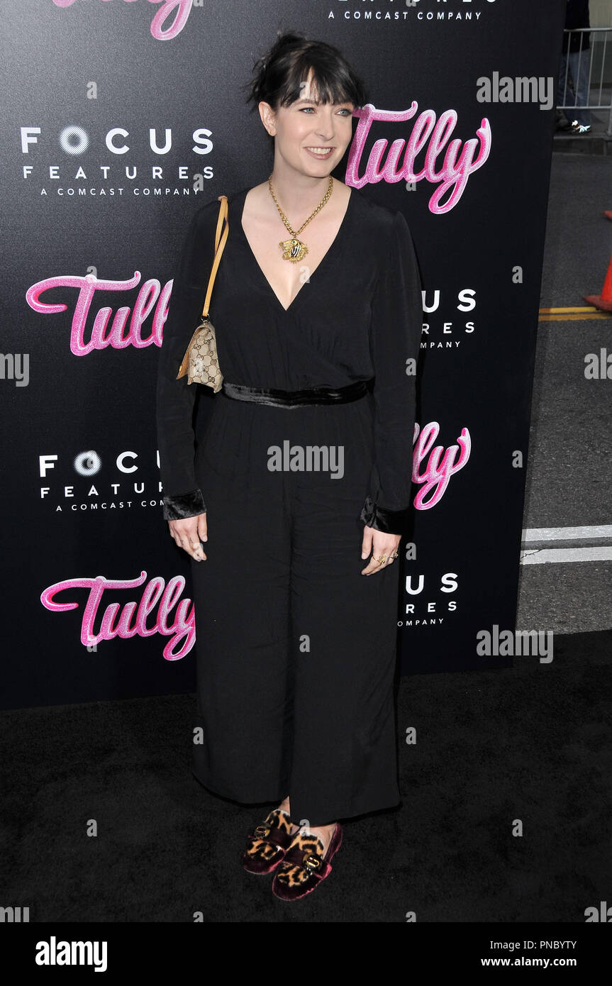 Diablo Cody at the 'Tully' Los Angeles Premiere held at the Regal Cinemas LA Live in Los Angeles, CA on Wednesday, April 18, 2018. Photo by PRPP / PictureLux  File Reference # 33580 045PRPP01  For Editorial Use Only -  All Rights Reserved Stock Photo