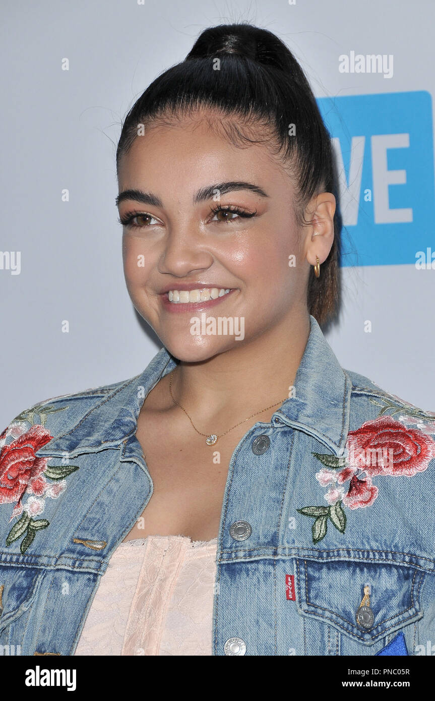 Laurie Hernandez at WE Day California 2018 held at The Forum in