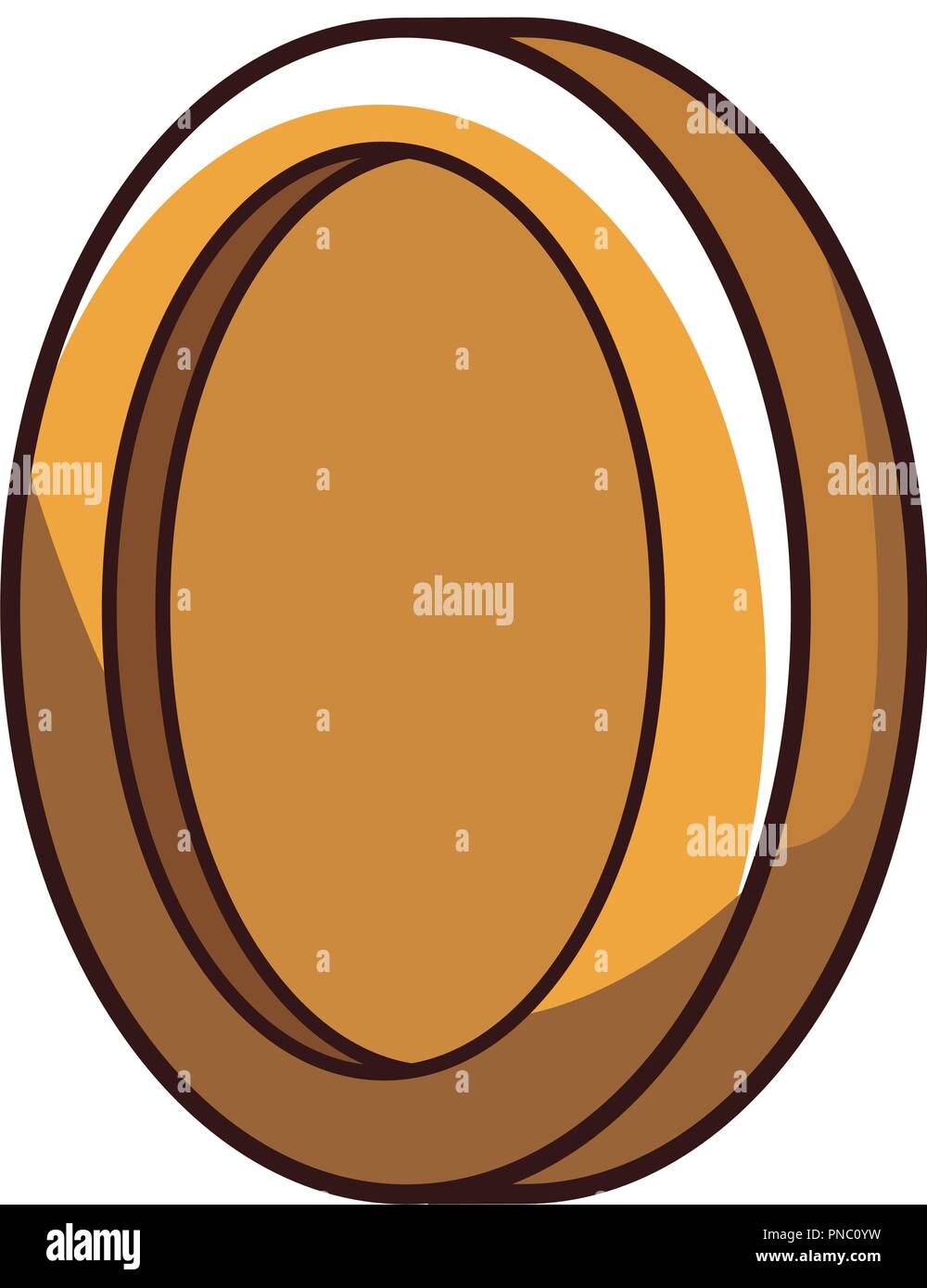 Coin videogame element cartoon Stock Vector Image & Art - Alamy