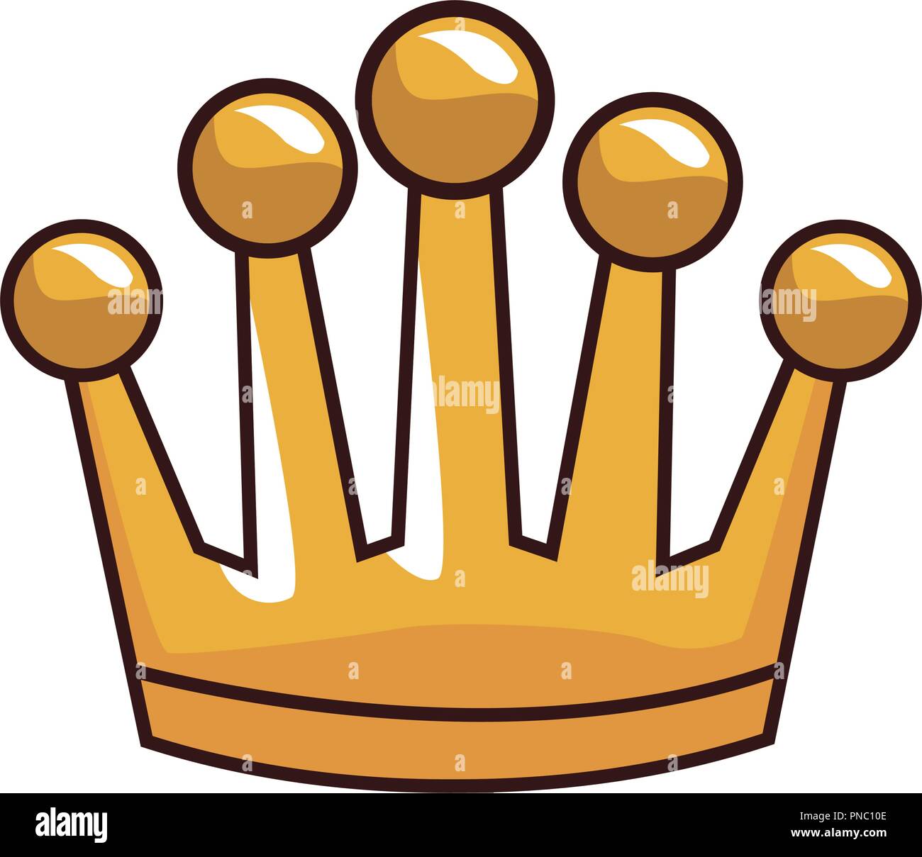 Crown cartoon hi-res stock photography and images - Alamy