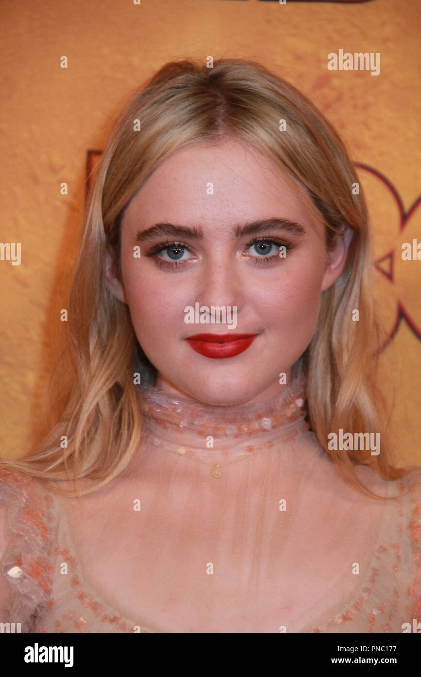 Kathryn Newton 09/17/2017 The 69th Annual Primetime Emmy Awards HBO