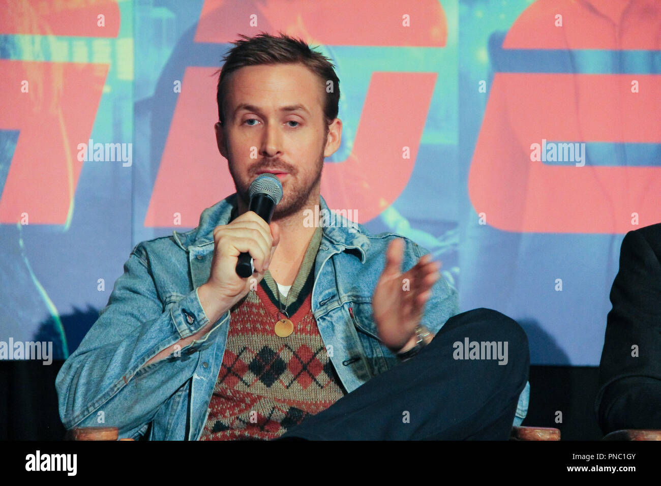 Ryan Gosling 09/24/2017 "Blade Runner 2049" Press Conference held at JW