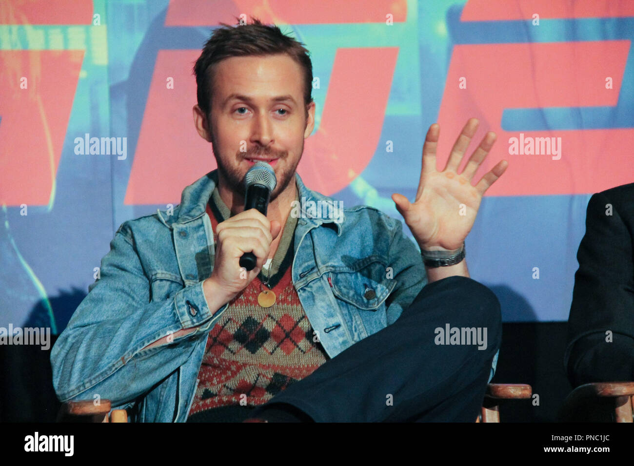 Ryan Gosling 09/24/2017 "Blade Runner 2049" Press Conference held at JW