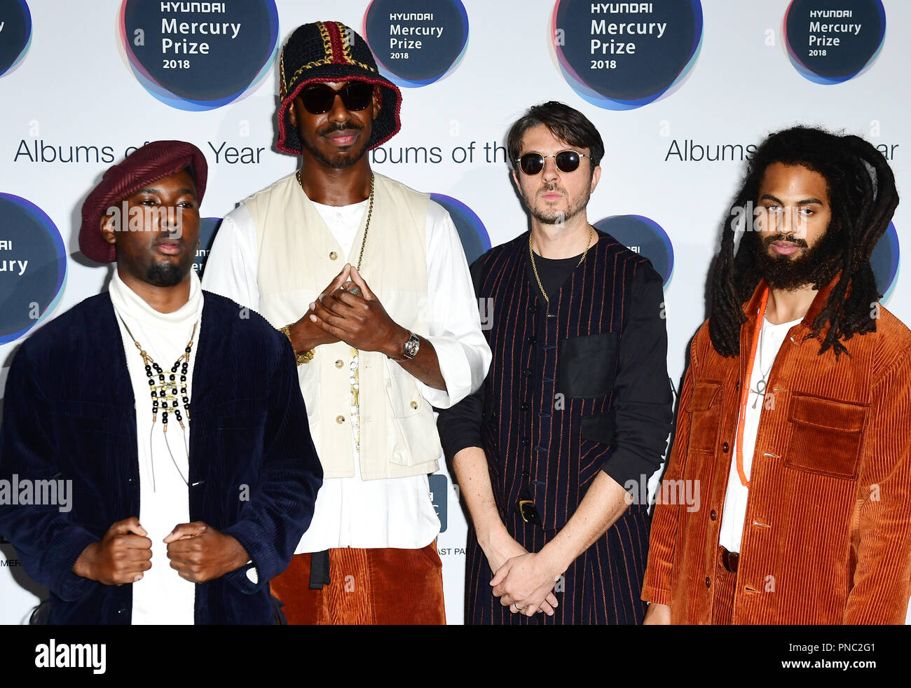 Theon Cross Shabaka Hutchings Tom Skinner And Eddie Hick Of Sons Of Theon Cross Shabaka Hutchings Tom Skinner And Eddie Hick Of Sons Of