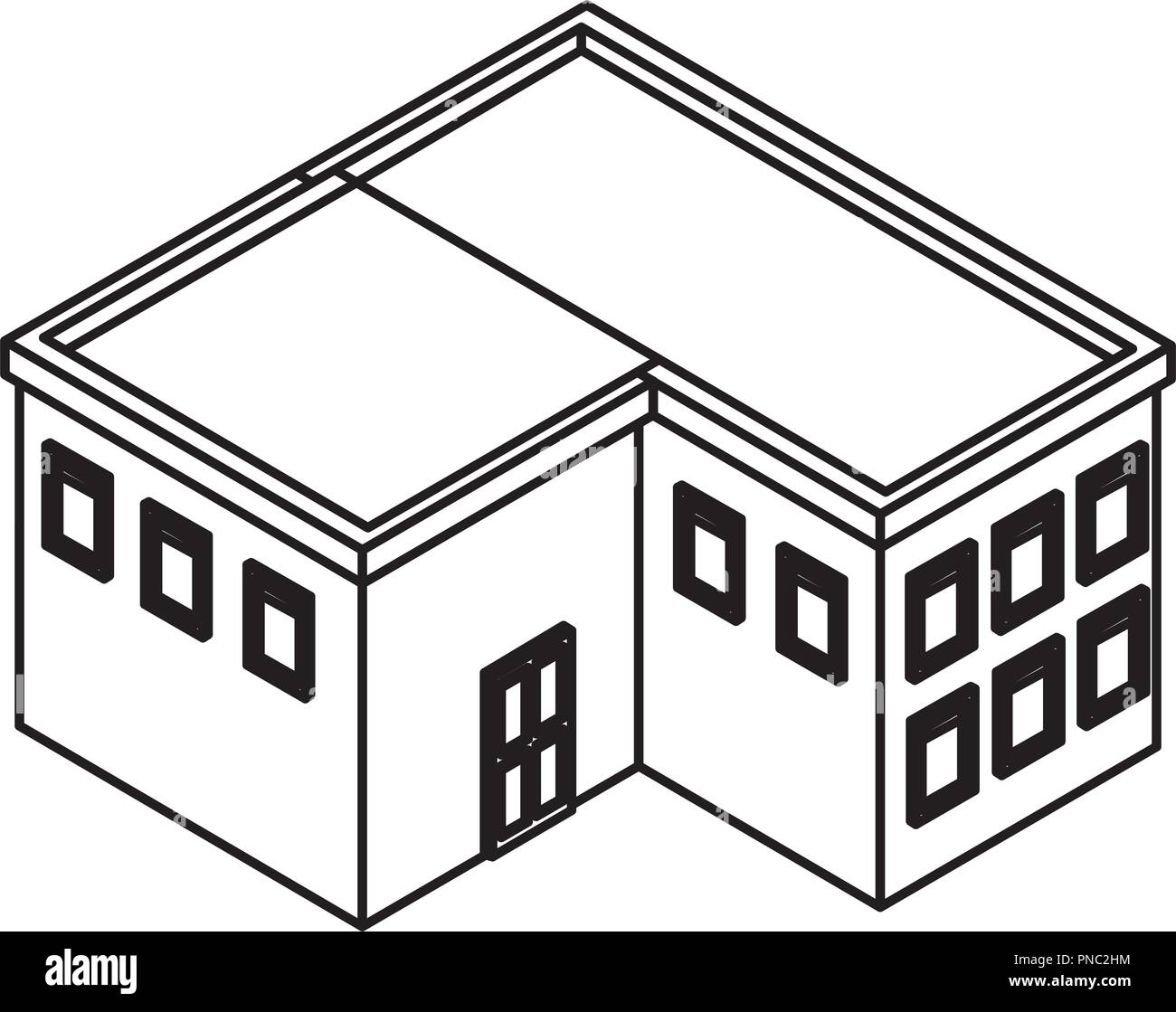 Store building isometric Stock Vector Image & Art - Alamy