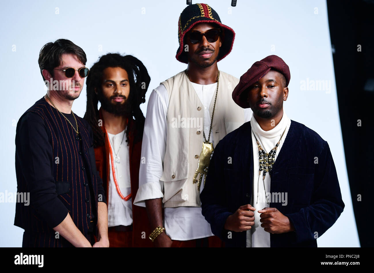 Tom Skinner Eddie Hick Shabaka Hutchings And Theon Cross Of Sons Of Tom Skinner Eddie Hick Shabaka Hutchings And Theon Cross Of Sons Of