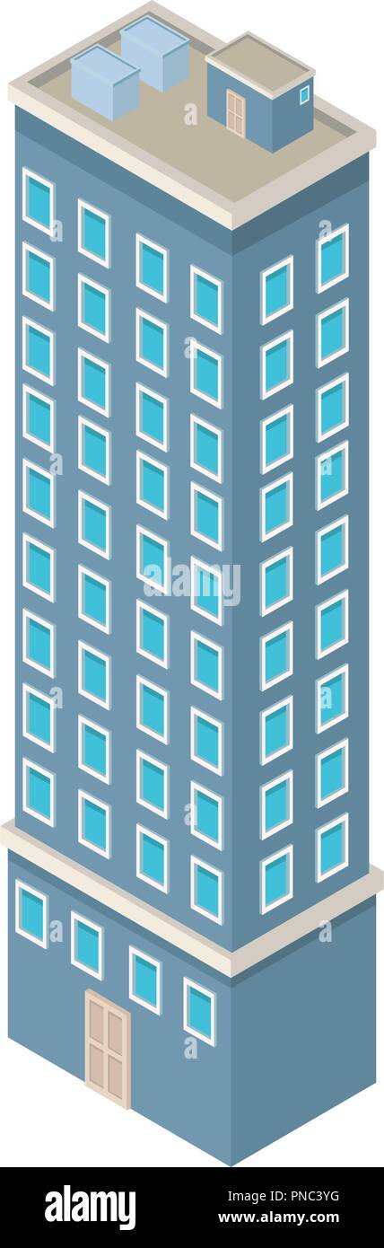 Company building isometric Stock Vector Image & Art - Alamy