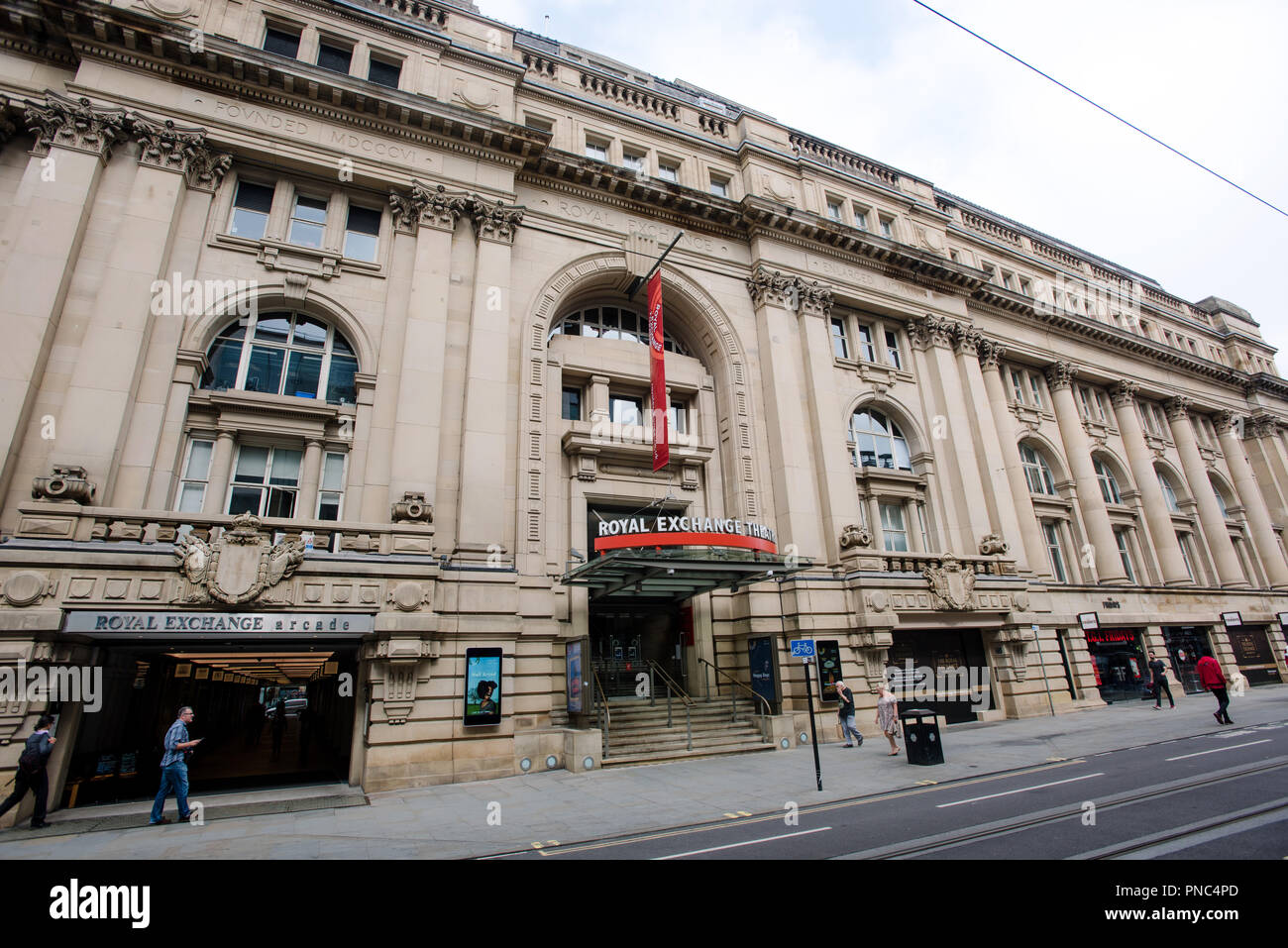 The Royal Exchange Theatre. Manchester Stock Photo - Alamy