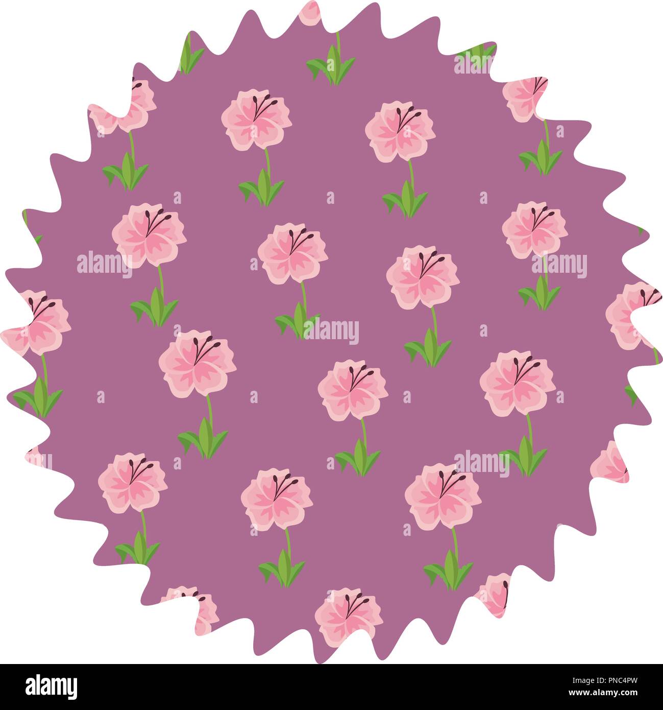 Floral frame isolated Stock Vector Image & Art - Alamy