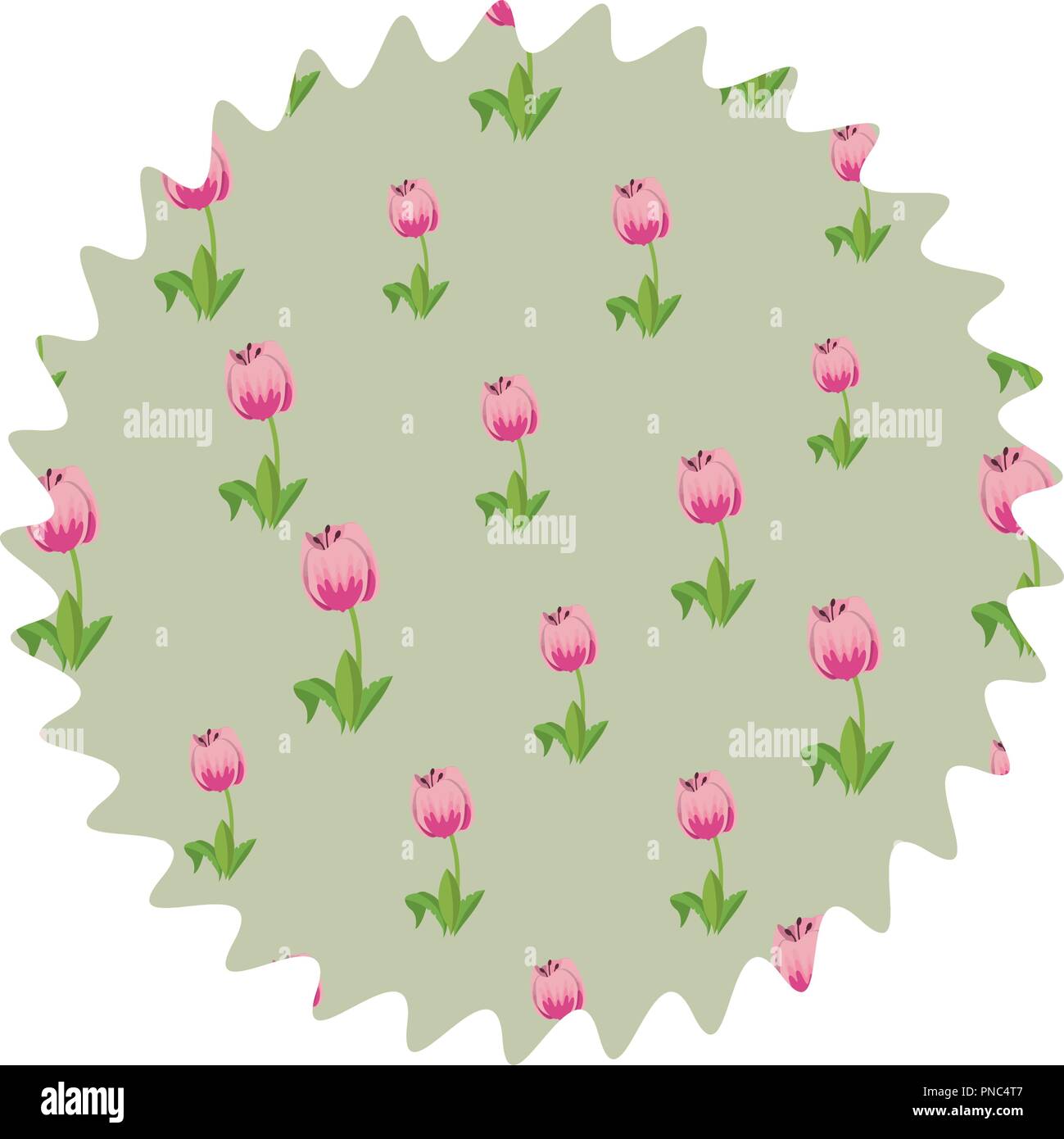Floral frame isolated Stock Vector Image & Art - Alamy