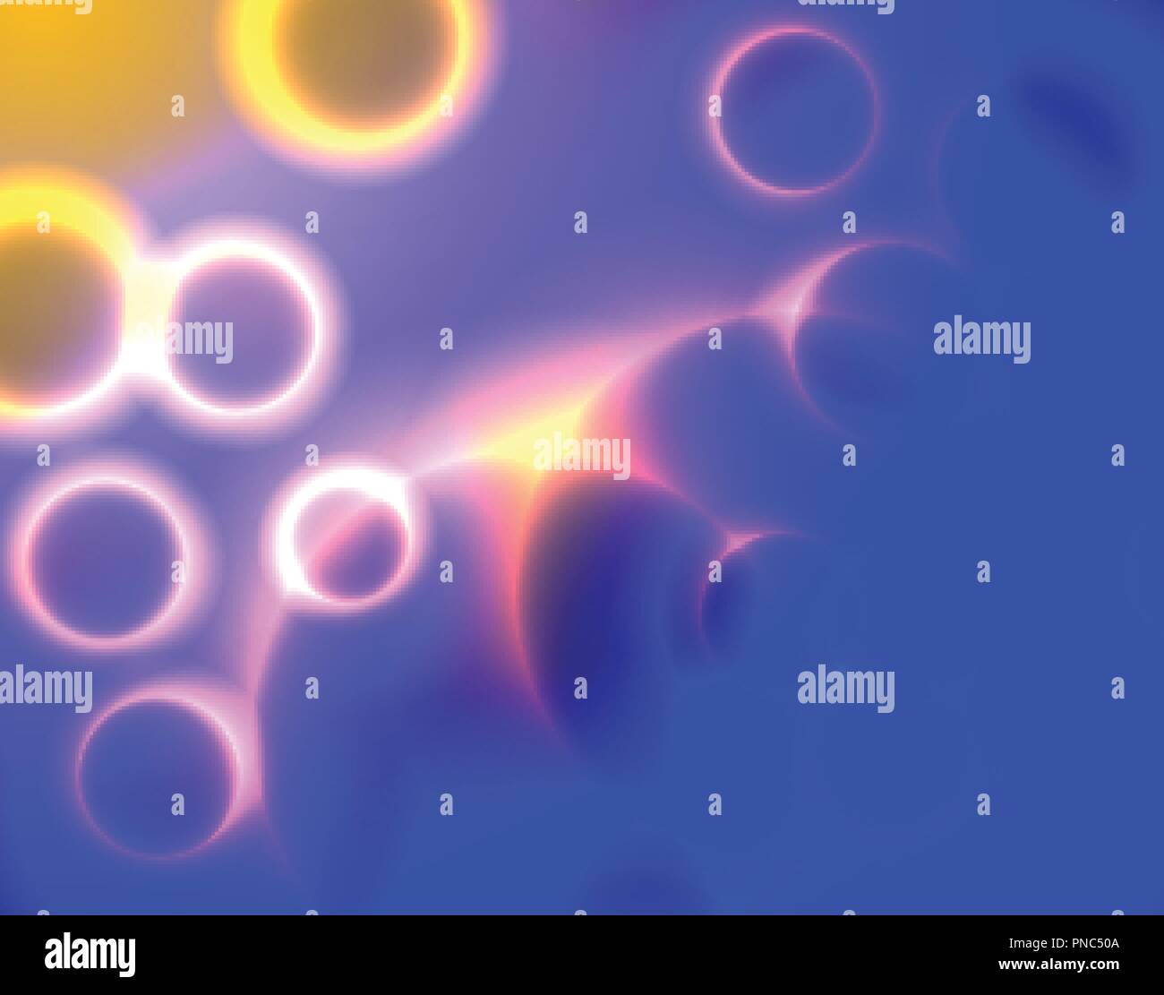 Abstract full of glitch circular bubble background for design. Vector Eps10 illustration. Stock Vector
