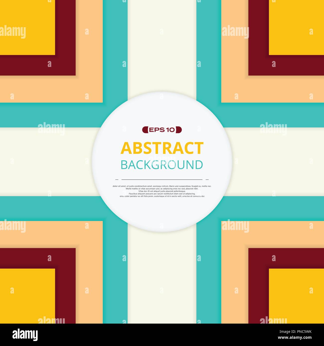 Abstract of colorful square pattern background with space, illustration ...