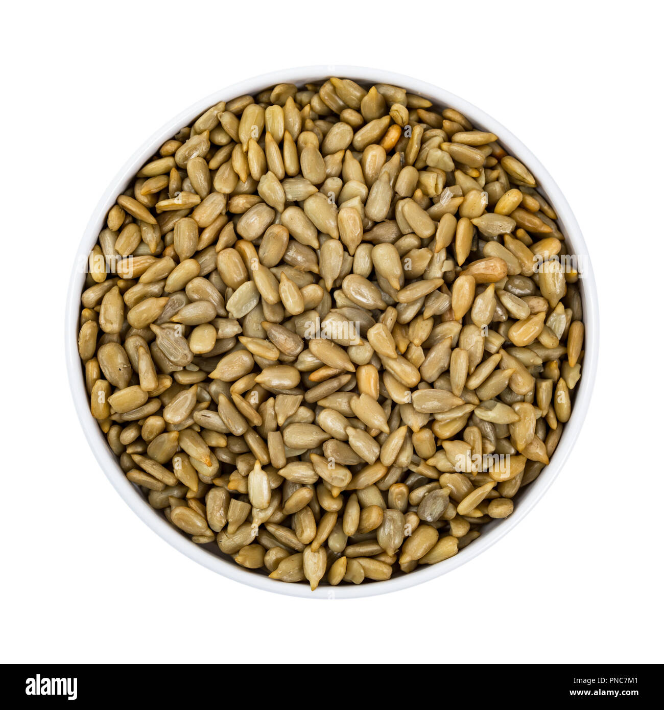 Sunflower Kernels Roasted Seeds Isolated Stock Photo Alamy
