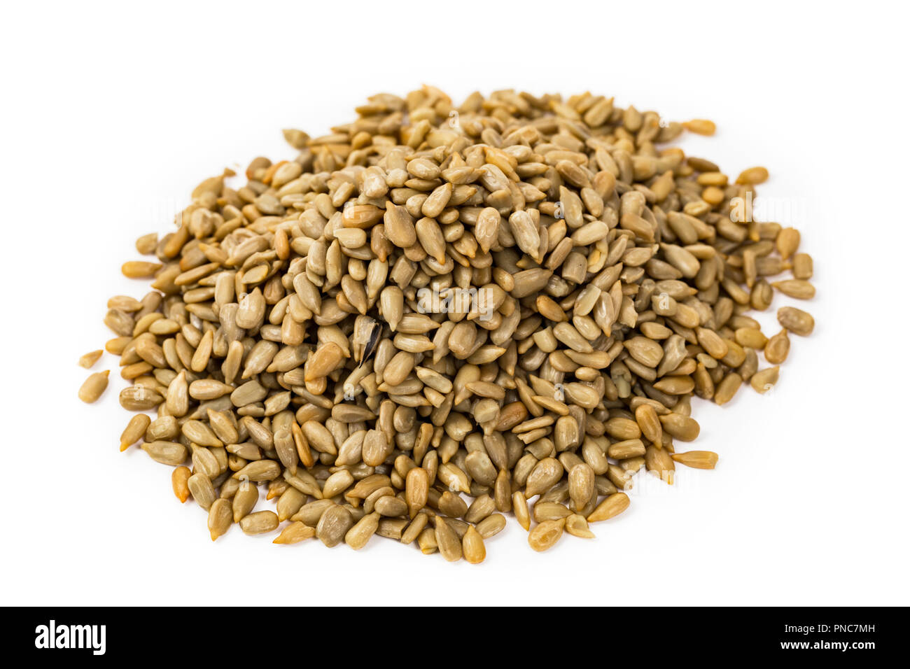 Sunflower Kernels Roasted Seeds Isolated Stock Photo Alamy