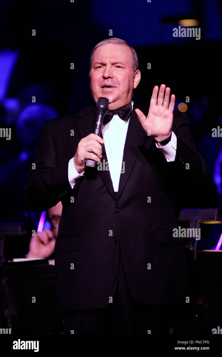 Frank Sinatra Jr. performs in concert at the BankAtlantic Center in Sunrise, Florida on May 6, 2006. Stock Photo