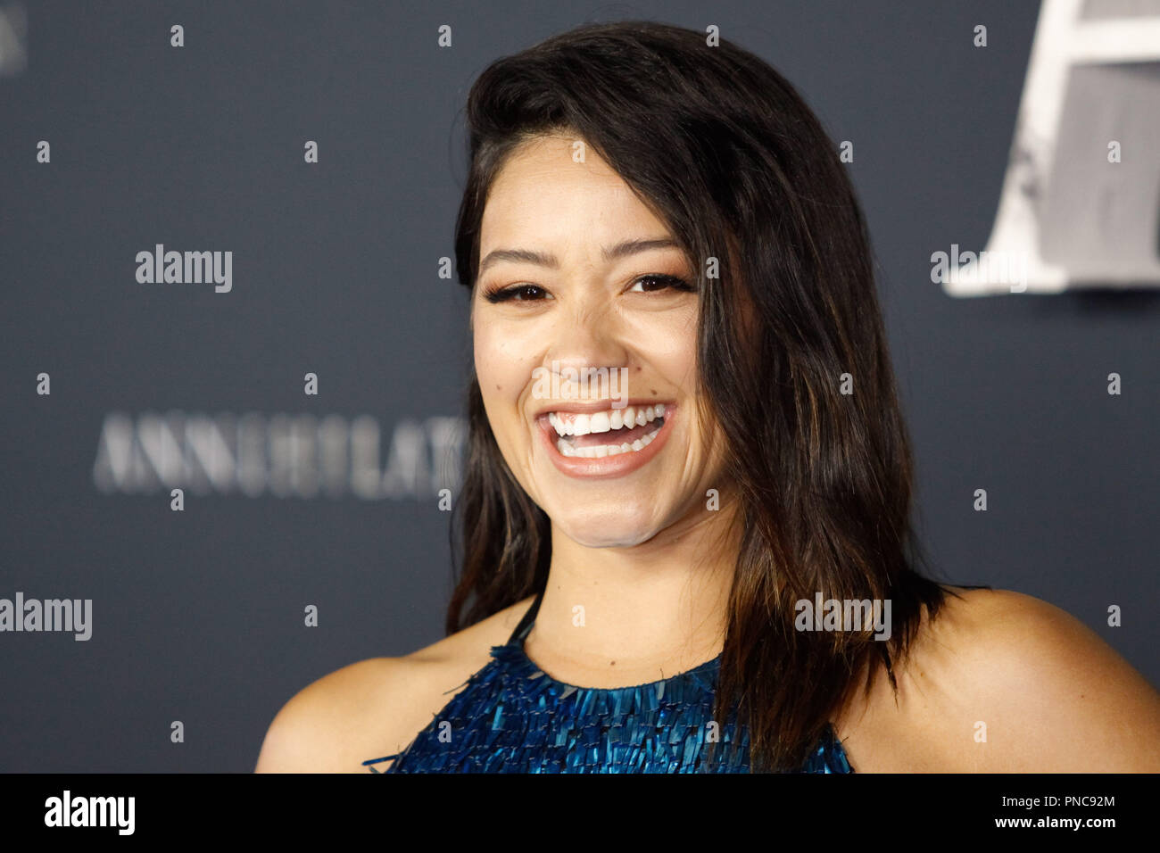 Gina Rodriguez at the Premiere of Paramount Pictures' "Annihilation