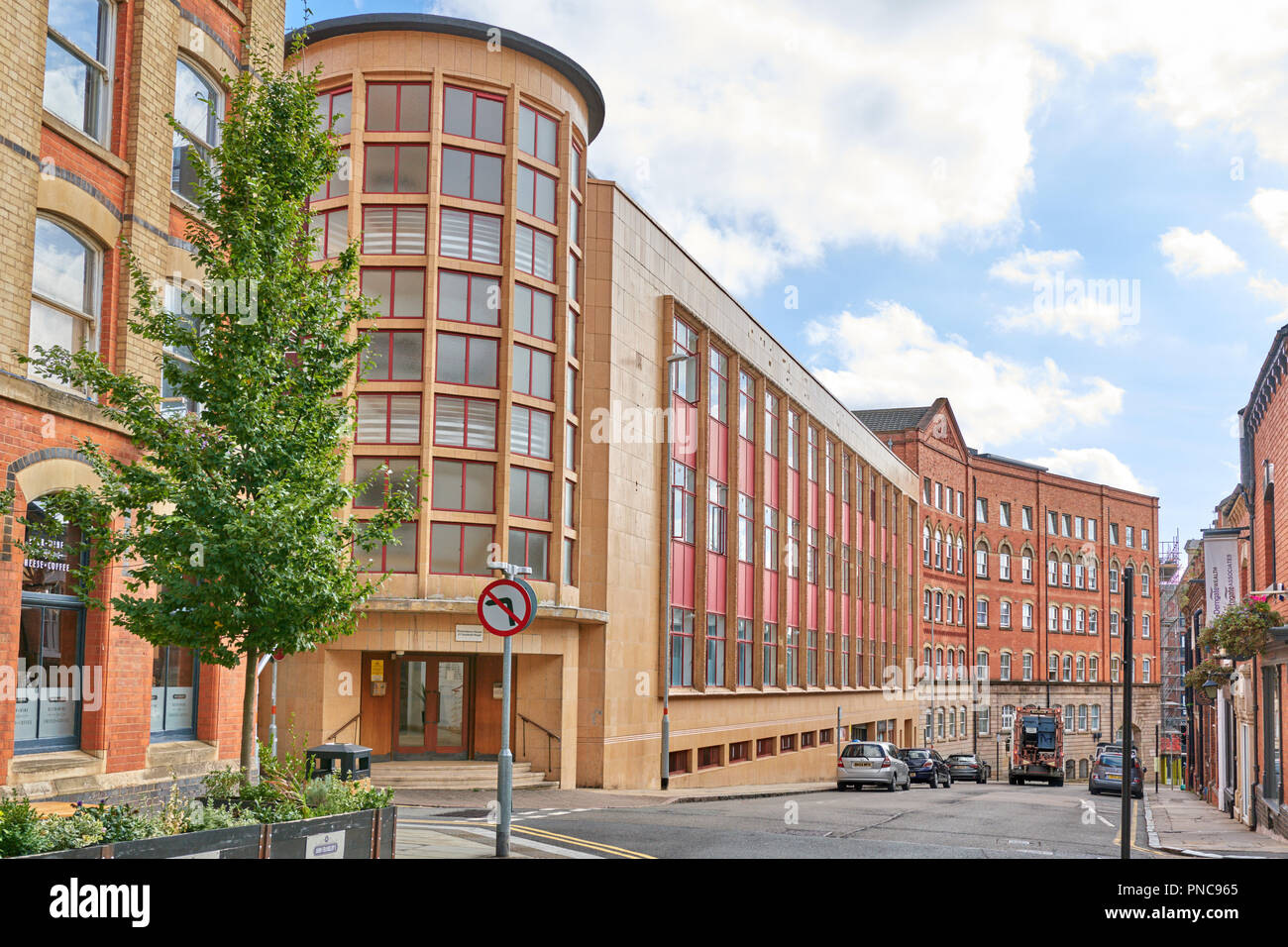 Bloomsbury buildings at the cultural centre, Guildhall Road, at the