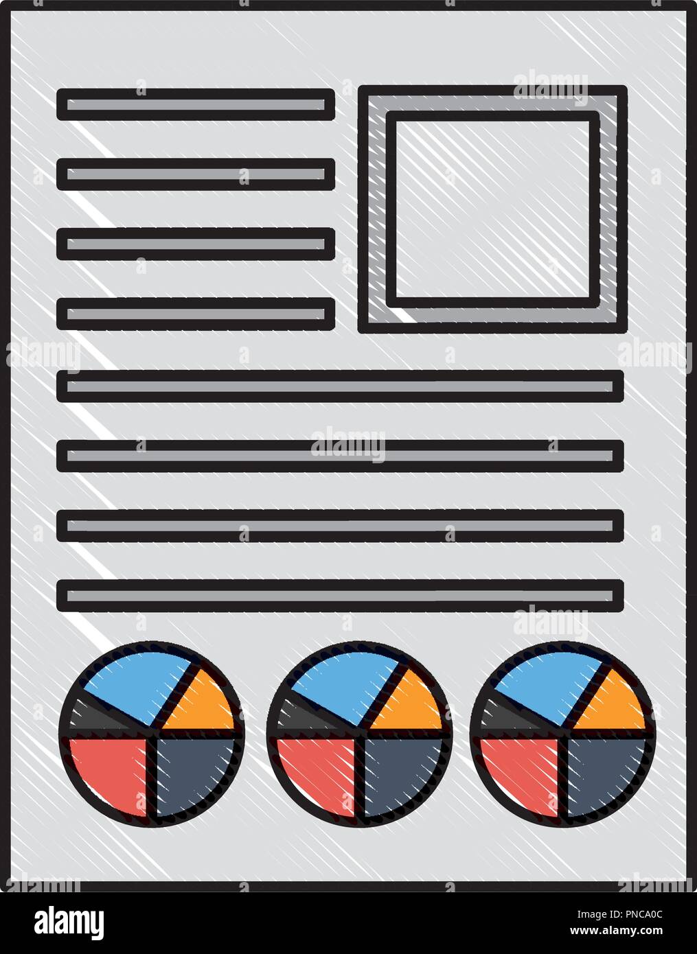 Reportdocument Graphci business resume report diagram document Stock Vector Image & Art - Alamy