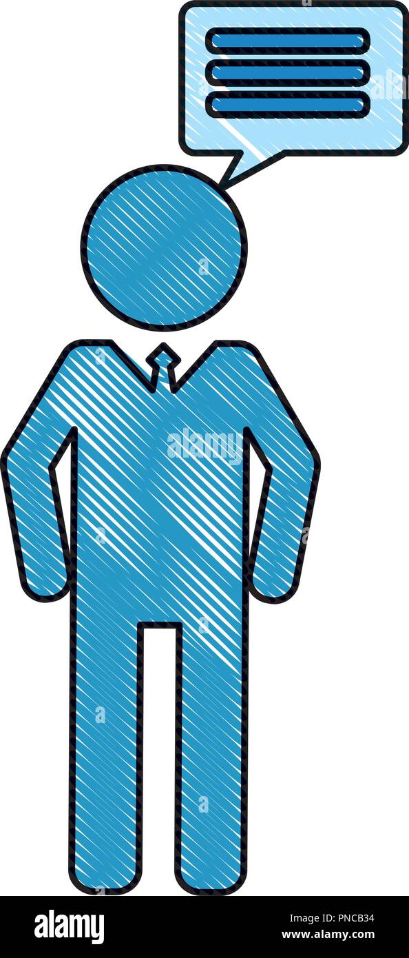 business man speech bubble communication Stock Vector Image & Art - Alamy