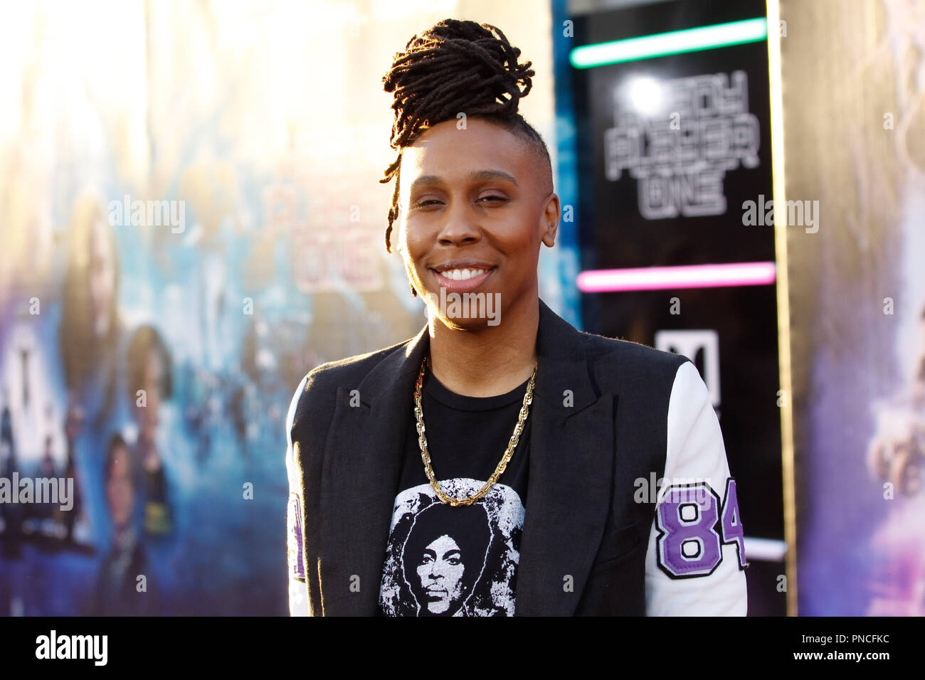 Lena Waithe at the World Premiere of Warner Bros' 'Ready Player One' held at the Dolby Theater in Hollywood, CA, March 26, 2018. Photo by Joseph Martinez / PictureLux Stock Photo