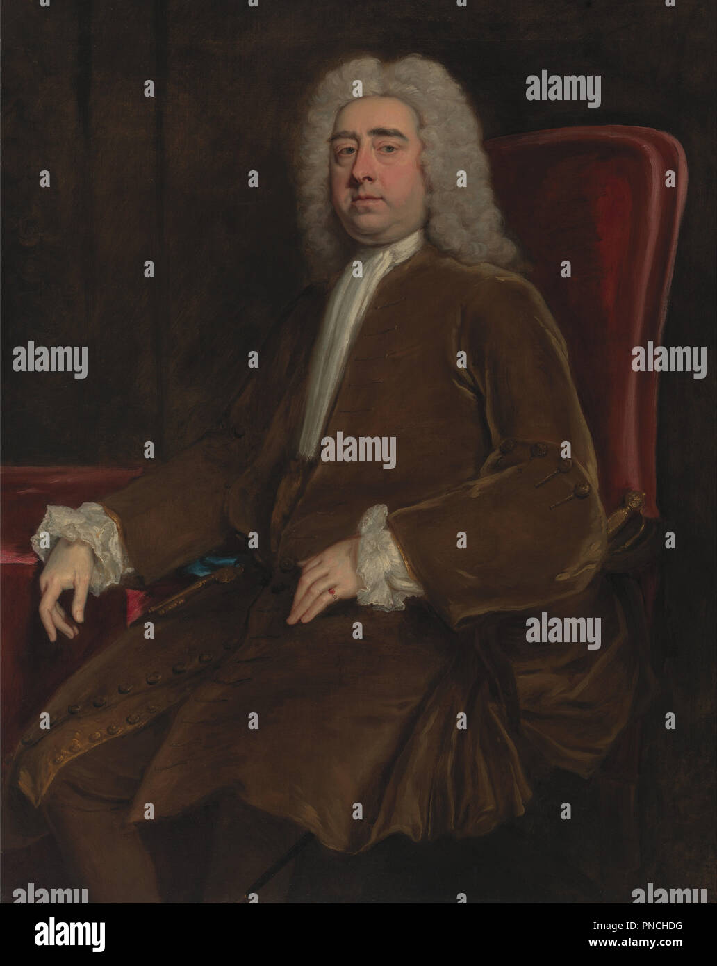 Francis, 2nd Earl of Godolphin. Date/Period: Ca. 1725. Painting. Oil on canvas. Height: 1,245 mm (49.01 in); Width: 991 mm (39.01 in). Author: Jonathan Richardson the Elder. Stock Photo