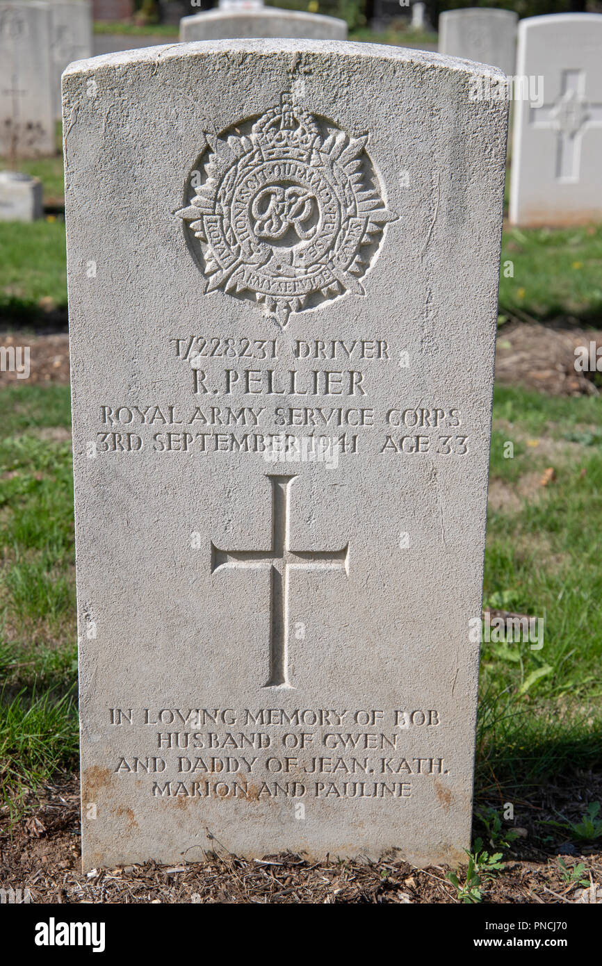 Commonwealth War Graves Commission Grave of Robert Pellier of the Royal ...