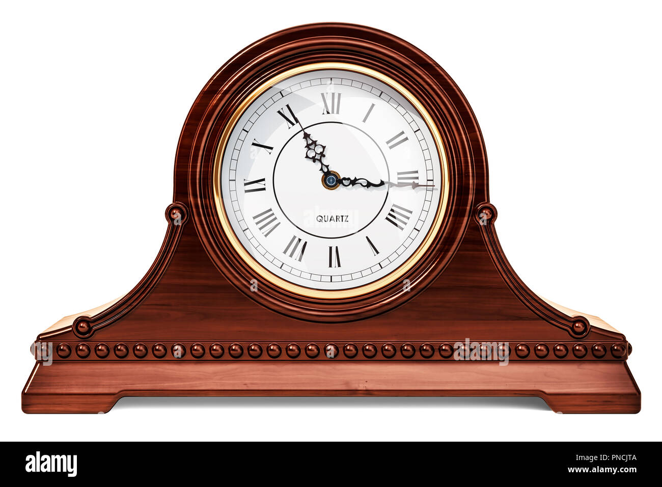 Wooden Mantle Clock High Resolution Stock Photography and Images - Alamy