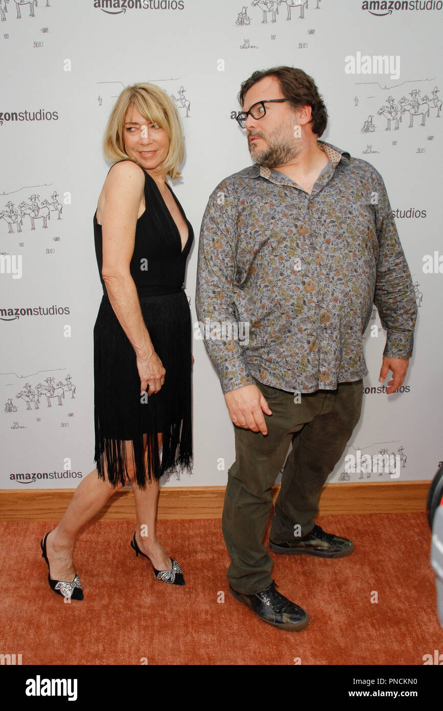 Kim Gordon, Jack Black at the Premiere of Amazon Studios' "Don't Worry, He  Won't Get Far on Foot" held at the Arclight Hollywood, in Hollywood, CA,  July 11, 2018. Photo by Joseph