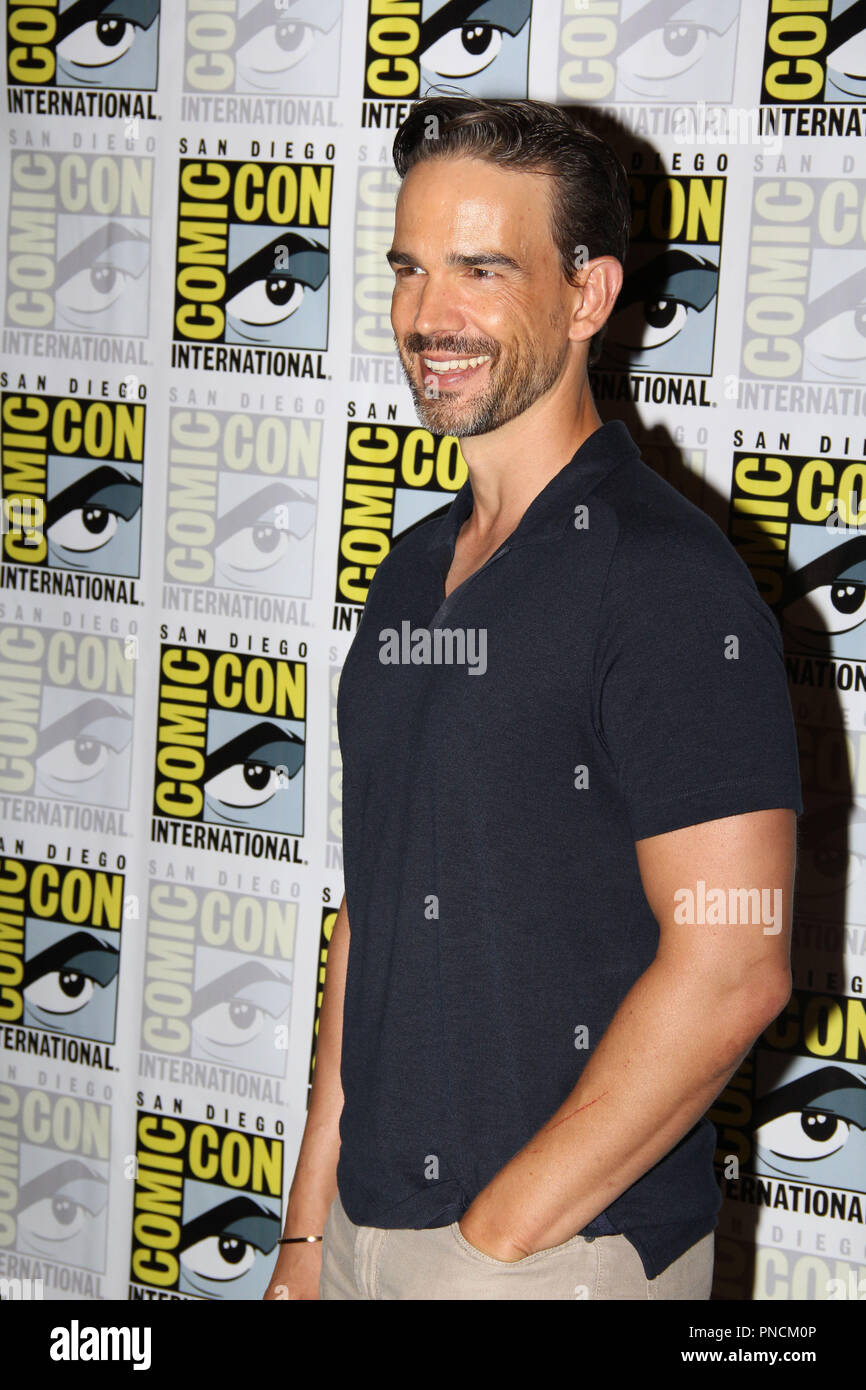 Christopher Gorham promoting the new DC Universe movie "The Death Of