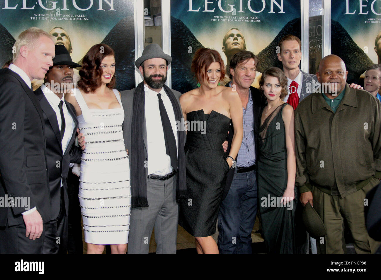 Cast of Legion at the World Premiere of Screen Gems "Legion". Arrivals