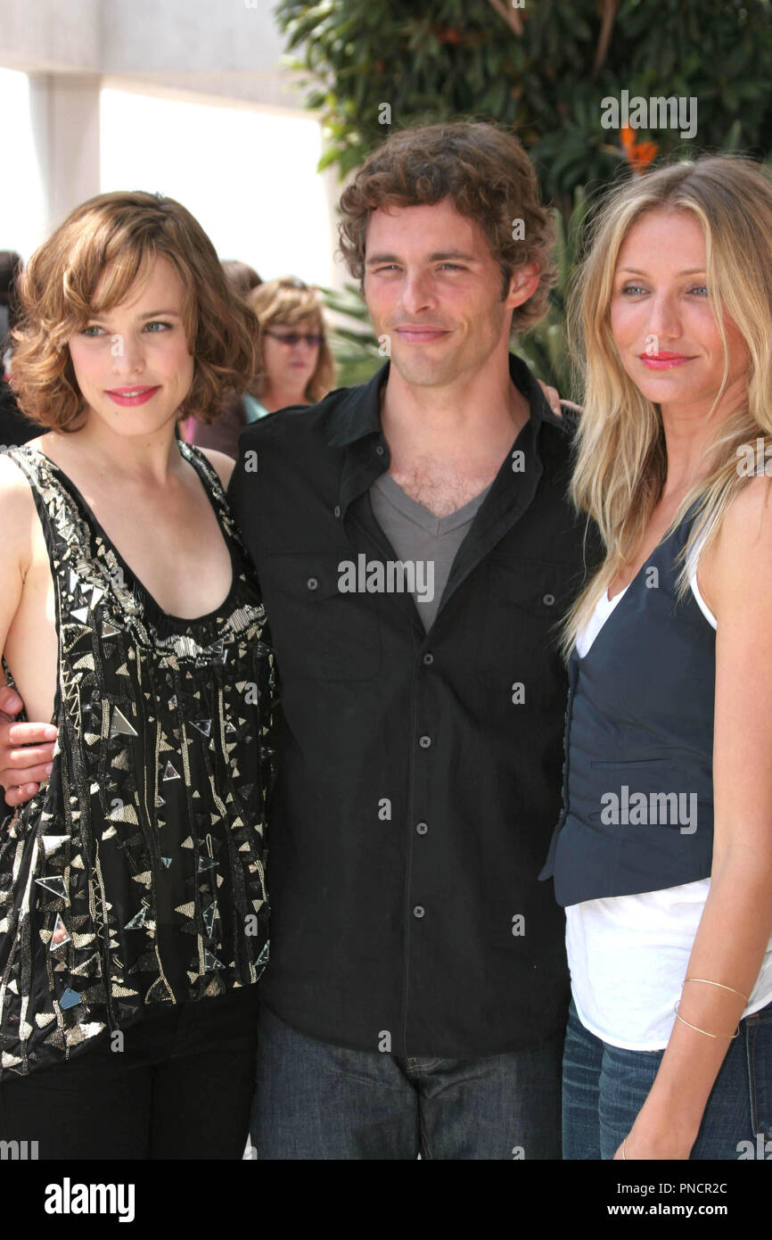 Rachel McAdams, James Marsden and Cameron Diaz at the 2009 San Diego