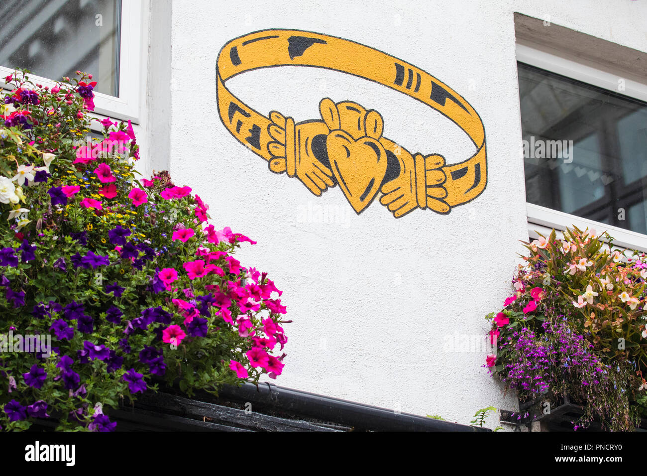 Galway, Republic of Ireland August 19th 2018 An illustration of the