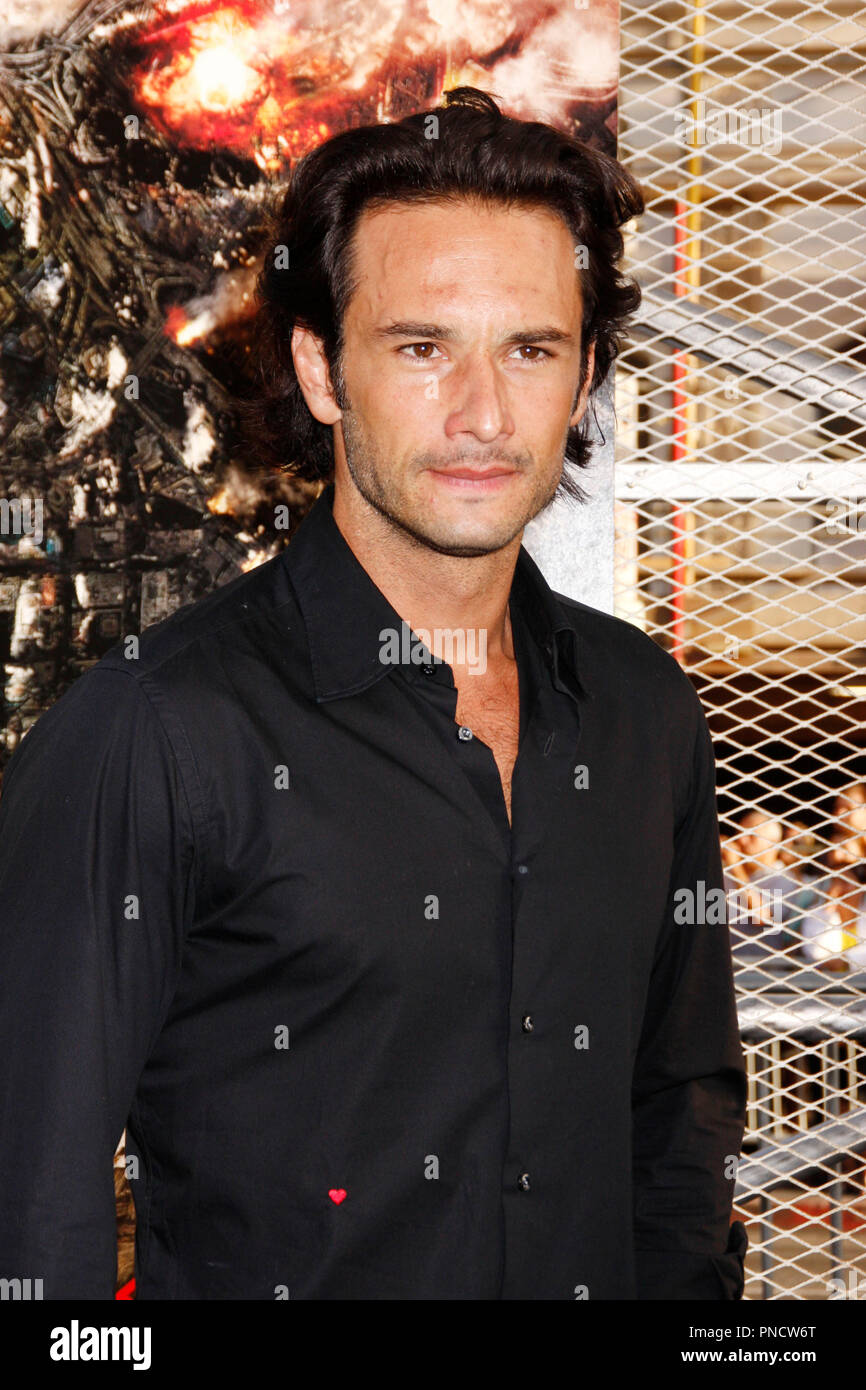 Rodrigo Santoro at the Los Angeles Premiere of TERMINATOR SALVATION held at the Grauman's Chinese Theatre in Hollywood, CA. The event took place on Thursday, May 14, 2009. Photo by Pedro Ulayan Pacific Rim Photo Press. File Reference # Rodrigo Santoro 05142009 01PLX   For Editorial Use Only -  All Rights Reserved Stock Photo