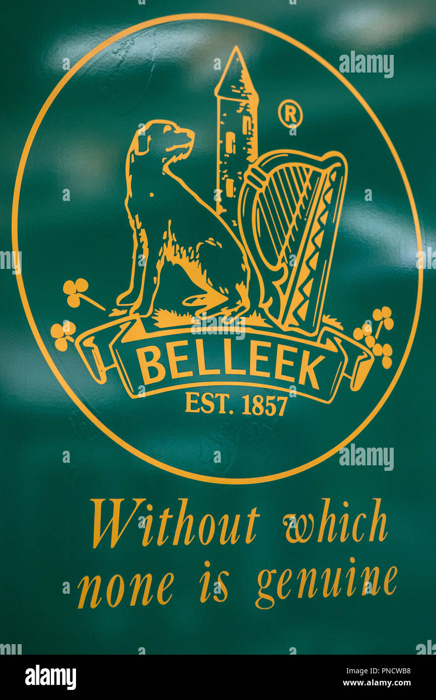 Belleek, Northern Ireland August 22nd 2018 The symbol of Belleek