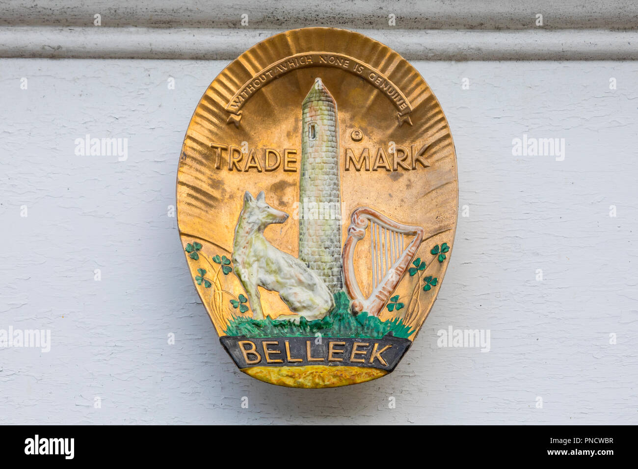 Belleek, Northern Ireland August 22nd 2018 The symbol of the famous