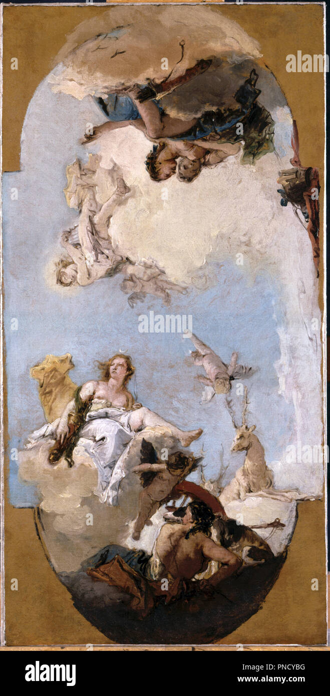 Artemis goddess painting hi-res stock photography and images - Alamy