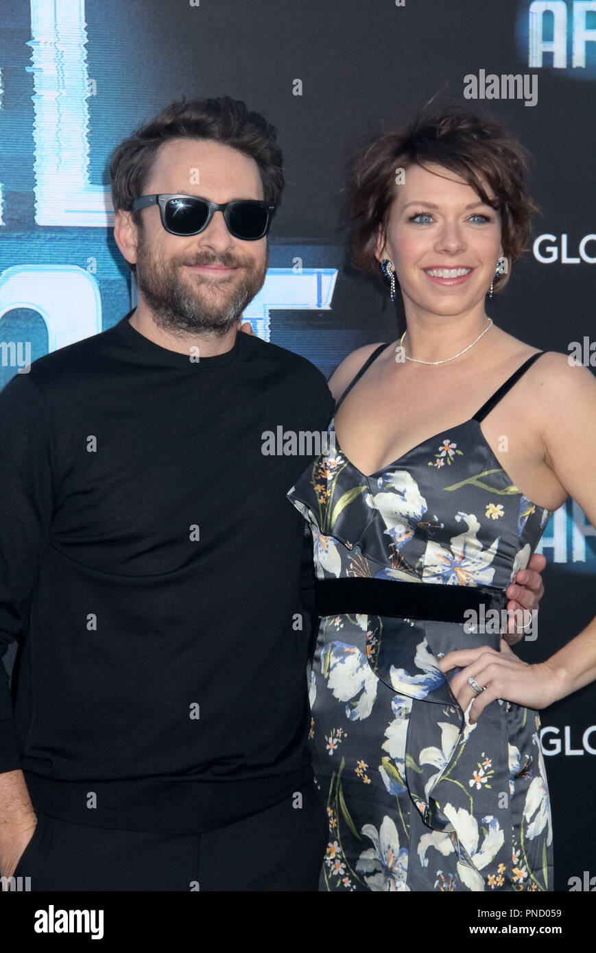 Charlie Day, Mary Elizabeth Ellis  05/19/2018 The Los Angeles premiere of 'Hotel Artemis' held at the Regency Bruin Theatre in Los Angeles, CA Photo by Izumi Hasegawa / HNW / PictureLux Stock Photo