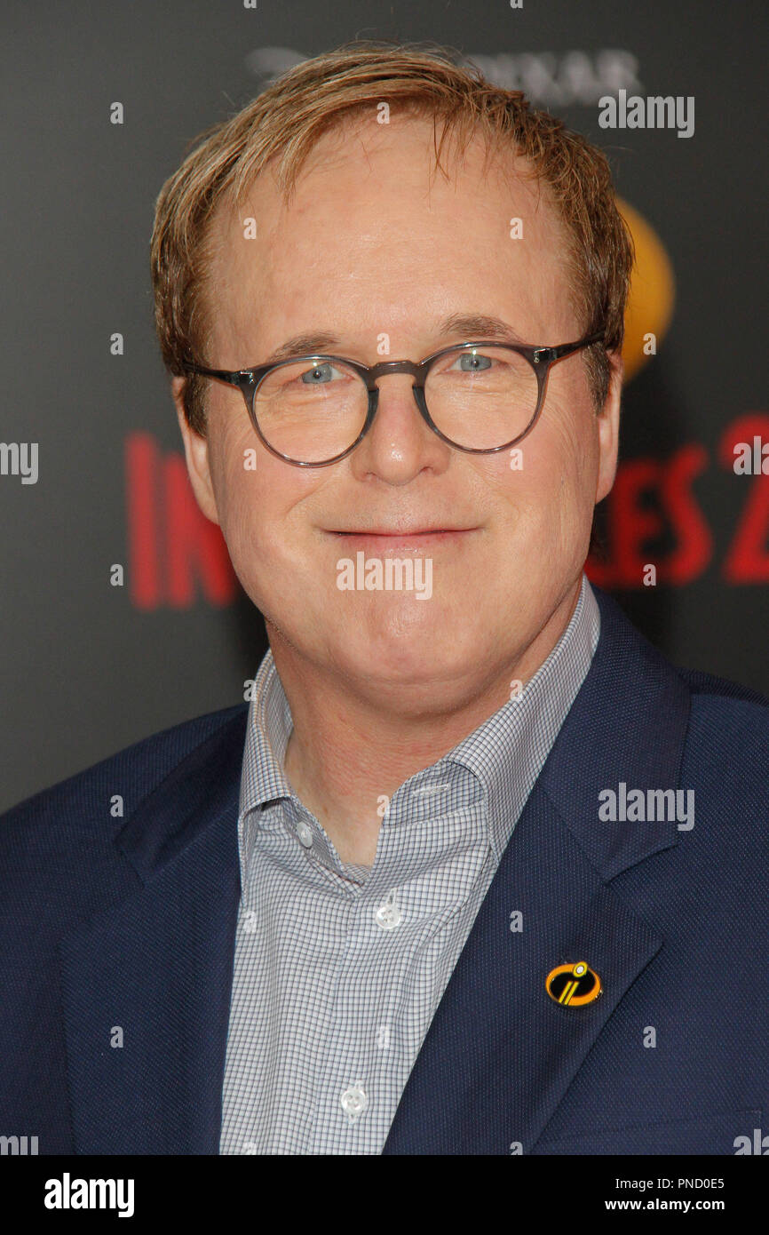 Brad Bird at the World Premiere of Disney/Pixars' "Incredibles 2" held