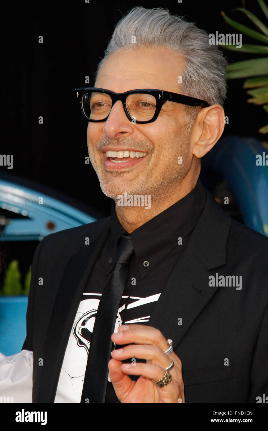 Jeff Goldblum at the Premiere of Universal Pictures' 'Jurassic World: Fallen Kingdom' held at the Walt Disney Concert Hall in Los Angeles, CA, June 12, 2018. Photo by Joseph Martinez / PictureLux Stock Photo