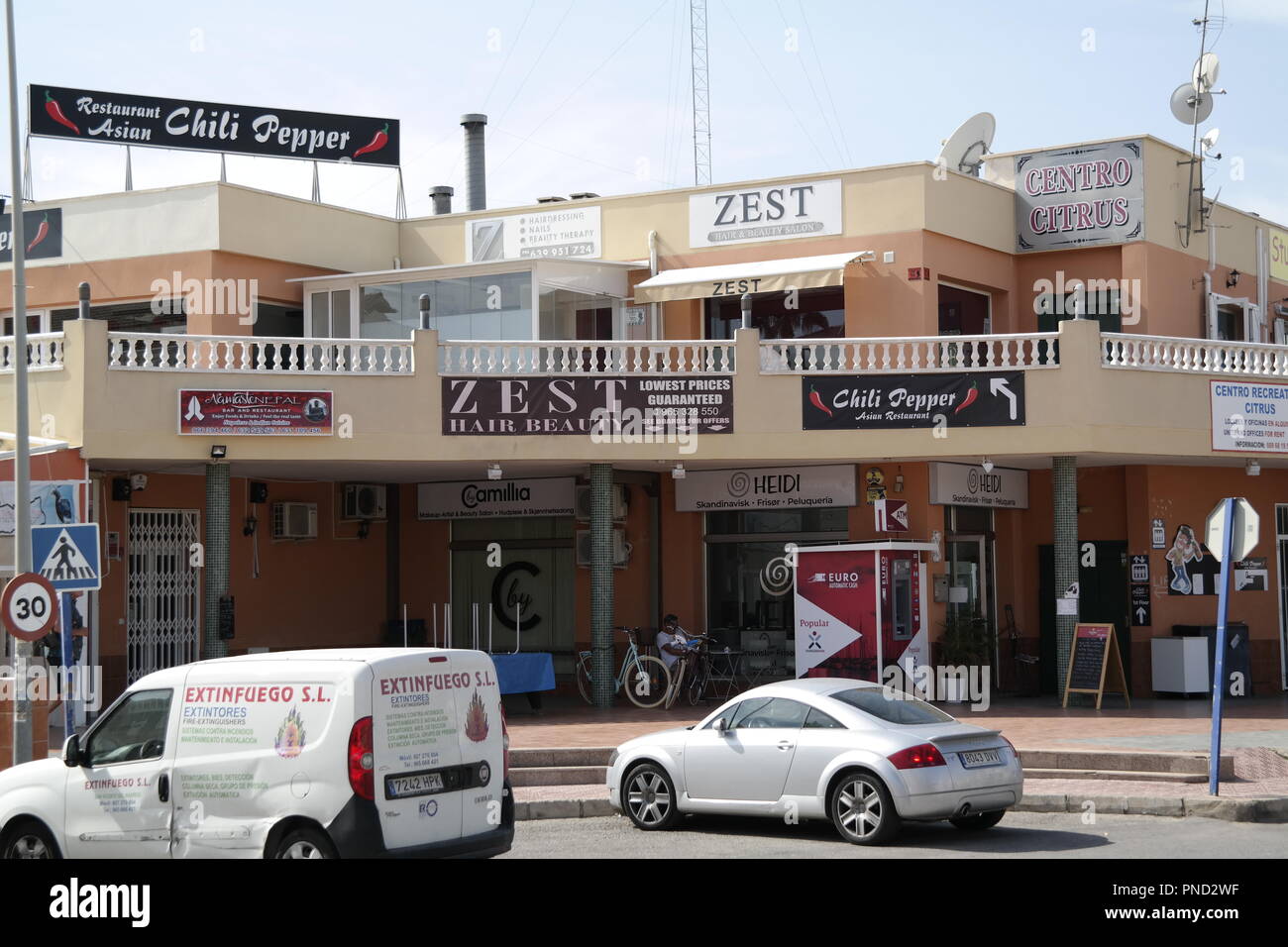 Centro Citrus Horizonte Stock Photo